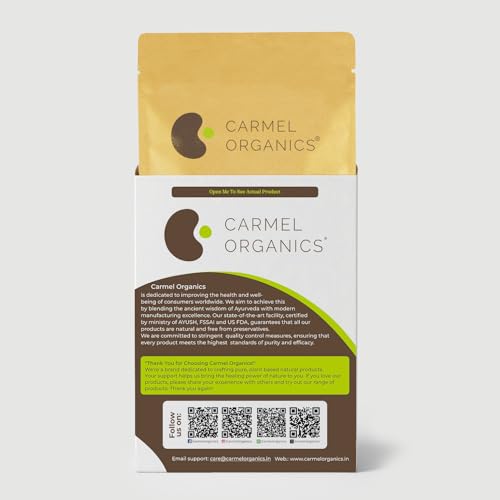 CARMEL ORGANICS Shikakai Powder 8oz - Natural Ayurvedic Hair Care, No Additives
