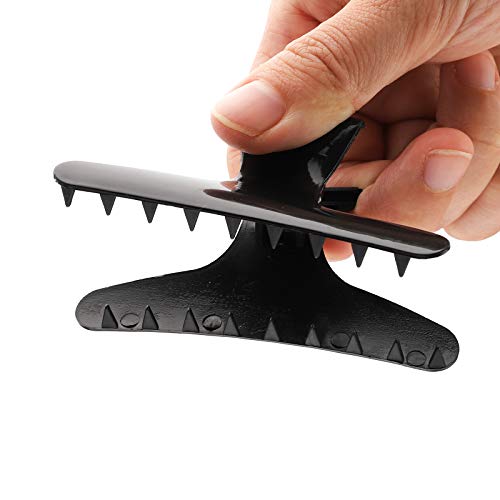 Yarlung 48 Pack Black Butterfly Hair Clamps for Hair Styling & Sectioning