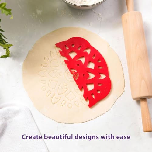 Talisman Designs 10-Inch Pie Top Cutter - Decorative Crust Tool