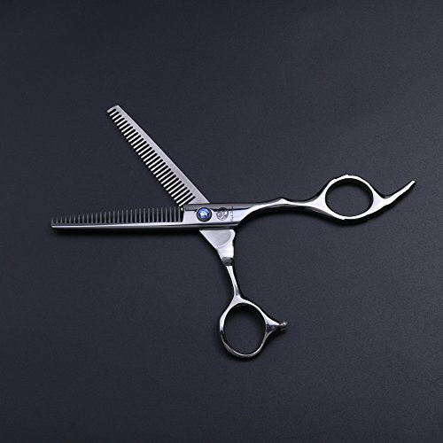 Purple Dragon 6.0-Inch Professional Double Teeth Hair Thinning Shears