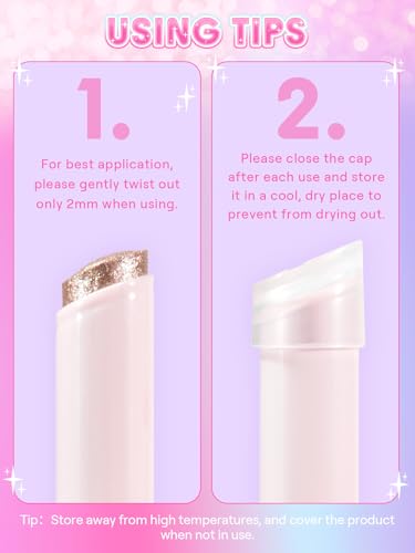 SHEGLAM Crystal Jelly Glaze Eye Shadow Stick - Shimmer Highlighter