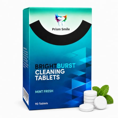 Prism Smile Retainer Cleaning Tablets - Mint Fresh, 90 Count