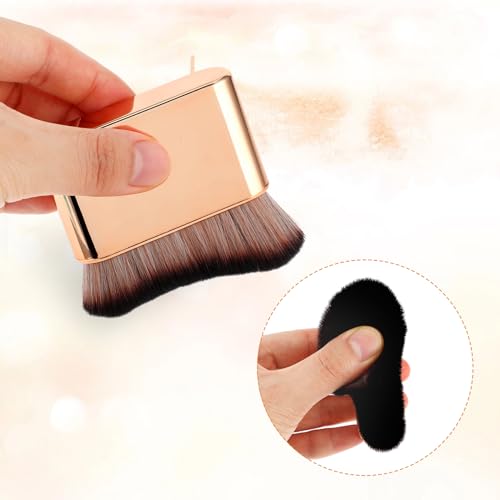 Rose Gold Self Tanning Brush - Soft Kabuki Makeup Tool