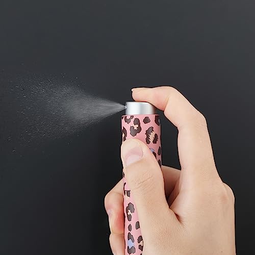 IRON BILL 8ML Refillable Travel Perfume Bottles Leopard Print Set (5 Colors)