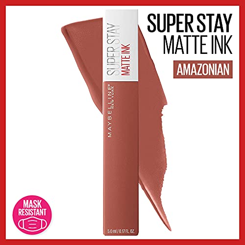 Maybelline Super Stay Matte Ink Liquid Lipstick 2-Pack, Amazonian & Voyager