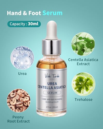 VEDA TINDA SCENT Foot Care Kit - 5 Count Urea Cream & Salt Scrub