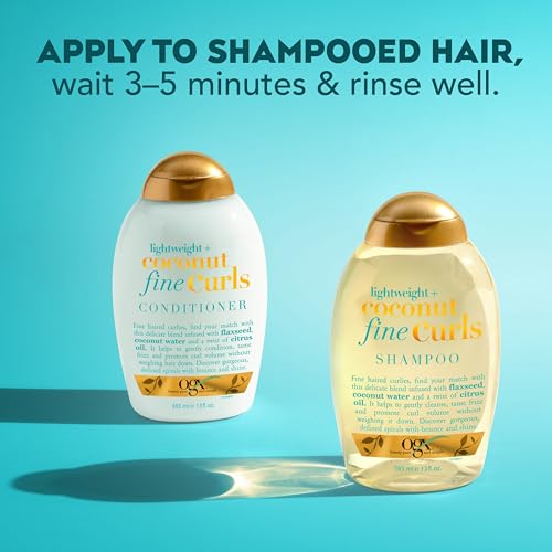 OGX Lightweight Coconut Fine Curls Conditioner - 13 Fl Oz