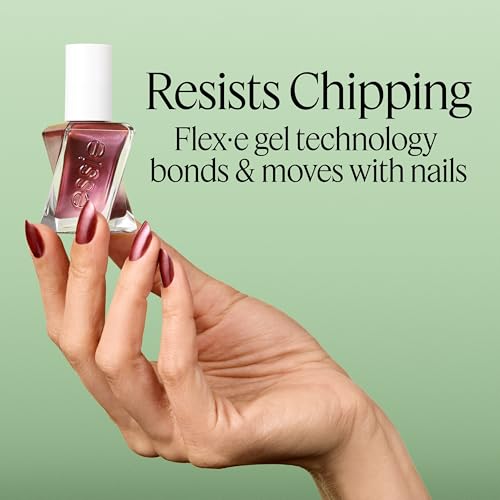 essie Gel Couture Long-Lasting Vegan Nail Polish, Green, 0.46 fl oz