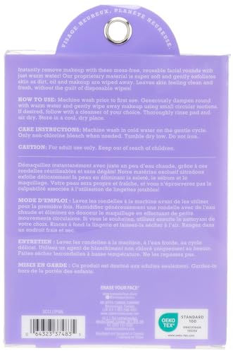 Erase Your Face Reusable Makeup Removing Cloths - Pack of 5