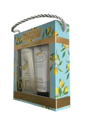 Crabtree & Evelyn Lemon Citron Hand Cream & Scrub Set - 3.5oz
