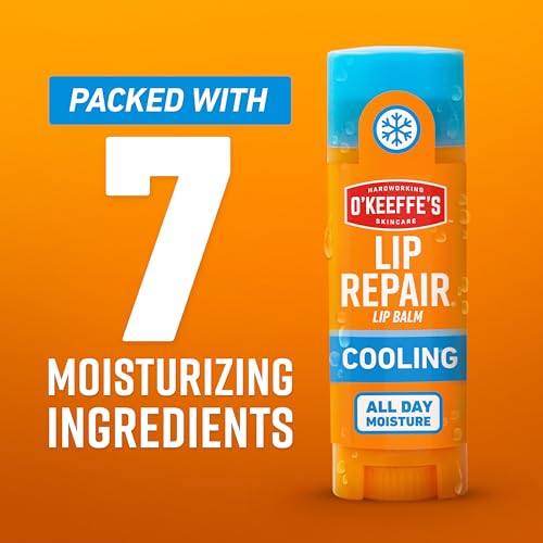 O'Keeffe's Lip Repair Cooling Lip Balm - 4 Pack for Dry Lips