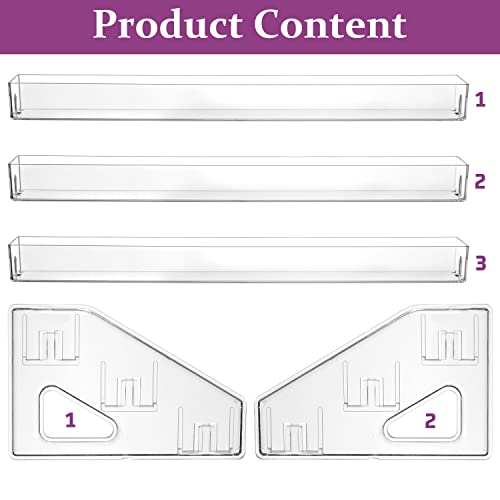 JessLab 3-Tier Clear Acrylic Nail Polish and Essential Oil Organizer
