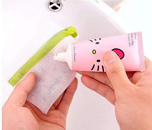 10 Pack Exfoliating Mesh Soap Pouches for Bubble Foam & Shower Lather