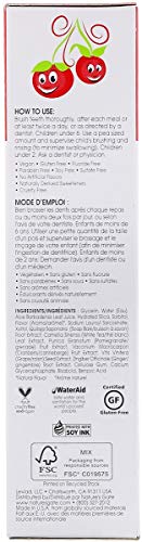 Nature's Gate Cherry Kids Natural Toothpaste Gel, 5 oz (Pack of 3)
