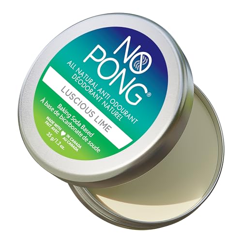 No Pong Luscious Lime Natural Deodorant 35g - Aluminum-Free