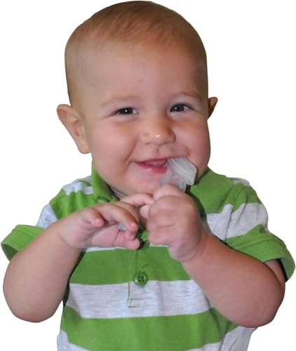 Brilliant Baby's First Toothbrush - Silicone Teether Brush (2 Pack)