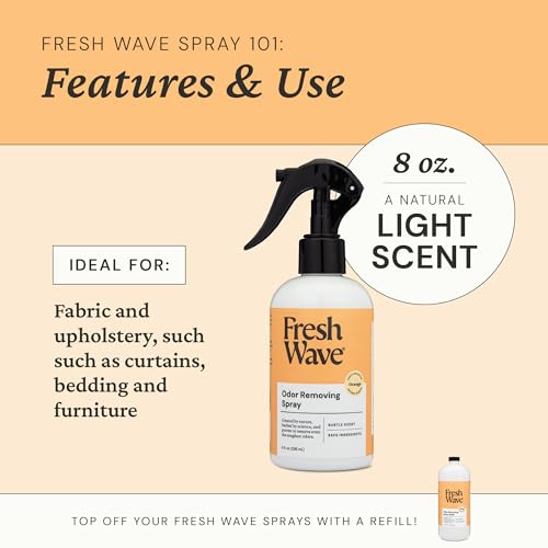 Fresh Wave Orange Air Freshener Spray - 8 oz Plant-Based Deodorizer