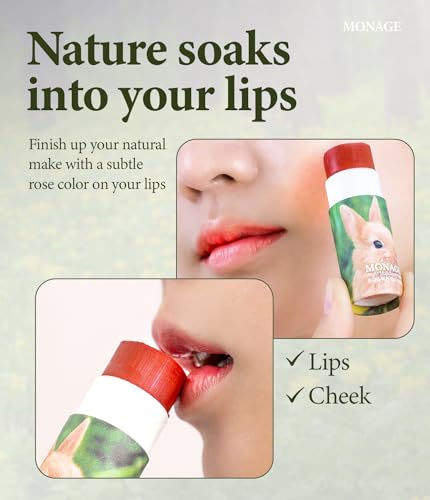 MONAGE Raum Tinted Lip Balm - Organic & Moisturizing Lip Care