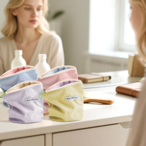 4-Piece Period Pouch Set - Discreet Sanitary Pad Storage Bag