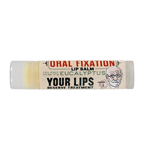 Freud's Oral Fixation Lip Balm - Eucalyptus Mint, 0.15 oz