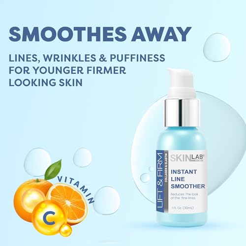 Skinlab Lift & Firm Instant Line Smoother, Anti-Aging Face Serum, 30 mL
