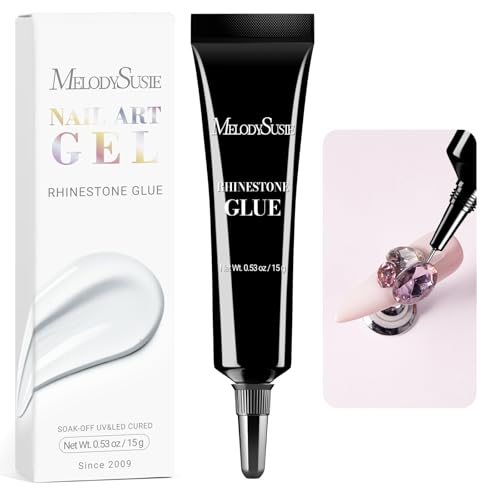 MelodySusie 15g Strong Rhinestone Nail Glue for Nail Art