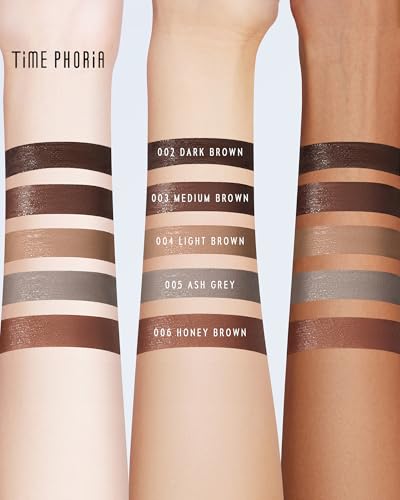 TIMEPHORIA Revela Tinted Eyebrow Mascara 005 Ash Grey Waterproof Long-Lasting Brow Gel
