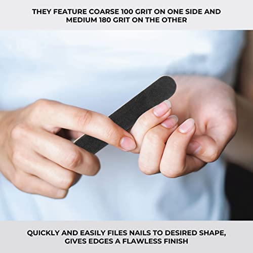 ForPro Mini Foam Board Nail File - Double-Sided, 50-Count
