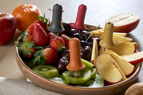 Zyliss Corn Holders 4pc Set - Stainless Steel & Eco-Friendly Handles