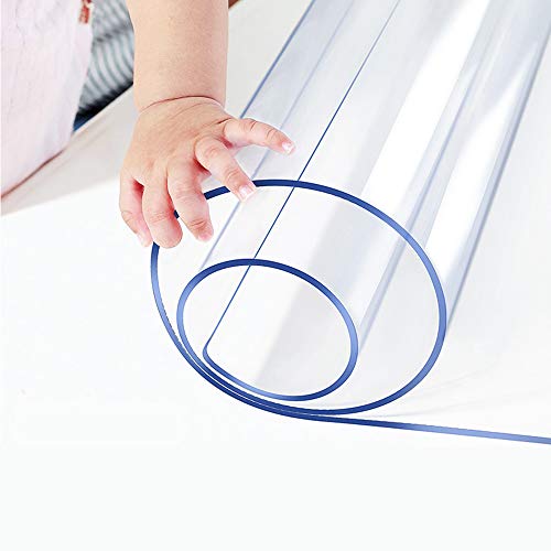 Clear Plastic Table Protector Mat 15x15 In - Heavy Duty Vinyl Cover