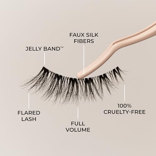 House of Lashes Tigress False Lashes 3D Faux Mink, Dramatic Cat Eye, Pack of 1