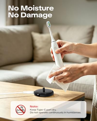 Black Charger Base for Philips Sonicare HX Series Electric Toothbrush