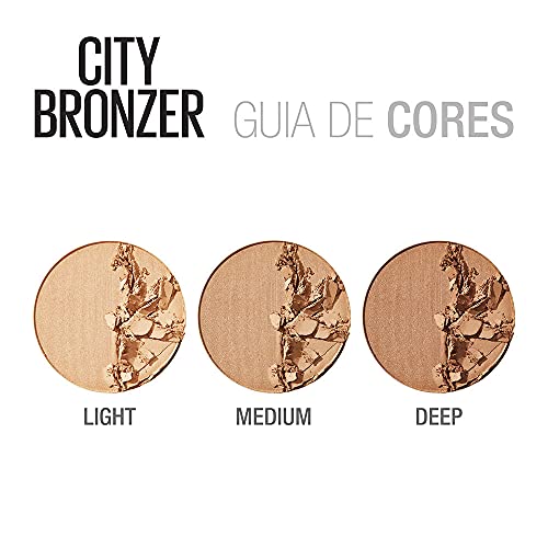 Maybelline City Bronzer Powder - Bronzer & Contour, Medium Tones, 0.32 oz