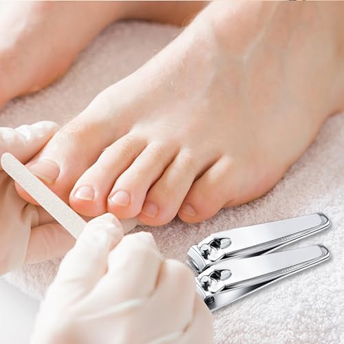 Zjdd-20 Bulk Travel Nail Clippers Set, 20 Pack Fingernail & Toenail Trimmers