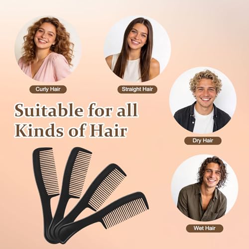 Pack of 100 Disposable Hair Combs - Individually Wrapped for Travel