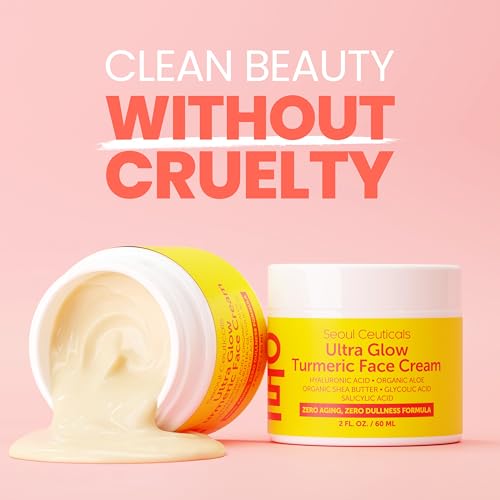 SeoulCeuticals Turmeric Face Cream for Glowing Skin - 2oz