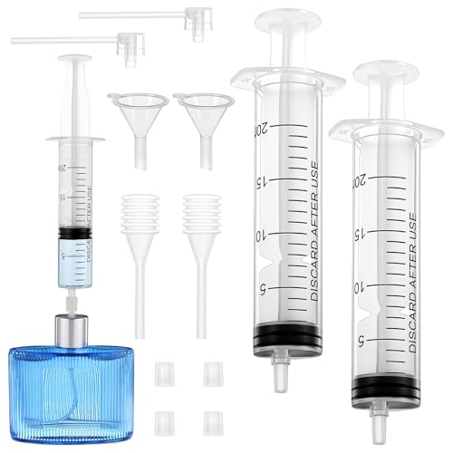 8-Piece Perfume Refill Kit with 20ml Pumps, Funnels & Droppers