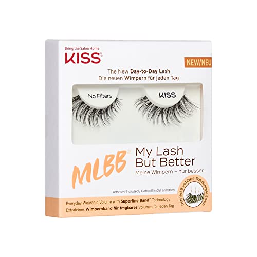 KISS My Lash But Better False Eyelashes - Everyday Volume, Style 'No Filters'