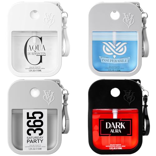 OFUN Men's Cologne Gift Set - 4x35ml Long-Lasting Eau de Parfum