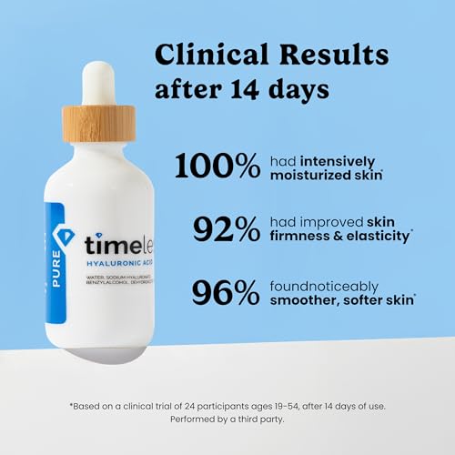 Timeless Hyaluronic Acid Serum 2 fl oz | Hydrating Skin Care for Moisture