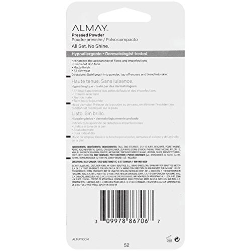 Almay Pressed Powder in Mine Dark 0.20 oz