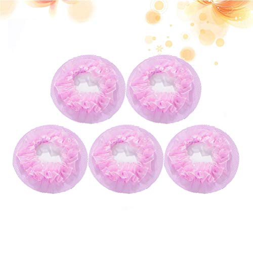 Pink Invisible Hair Nets Mesh Hair Accessories for Ballet & Dance - 5 Pack