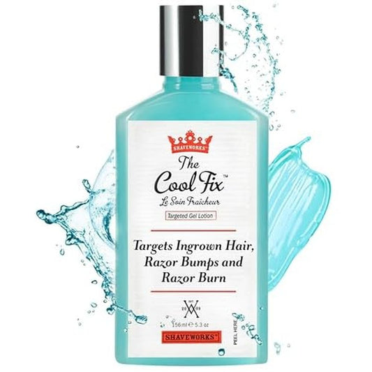 Shaveworks The Cool Fix Aftershave for Women: Pubic Hair Removal, Razor Bumps, Razor Burns, Ingrown Hair Treatment ? After Shaving Post Waxing Bikini Area Moisturizing Skin Care Gel 5.3 Fl Oz
