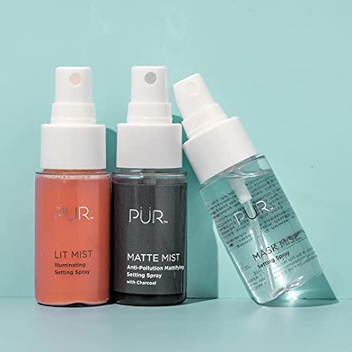 PÜR X Care Facial Mist Kit - Hydrating Makeup Gift Set, 3-Piece