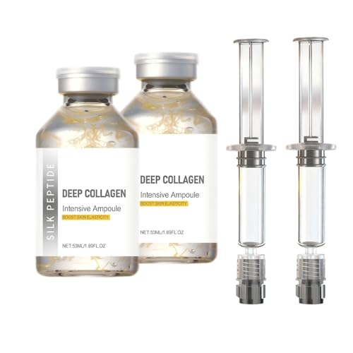 Deep Collagen Silk Peptide Lifting Ampoule Serum - 2 Pack Anti-Aging