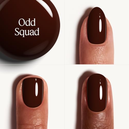 essie Odd Squad Vegan Nail Polish - Rich Coffee Brown, 0.46 fl oz