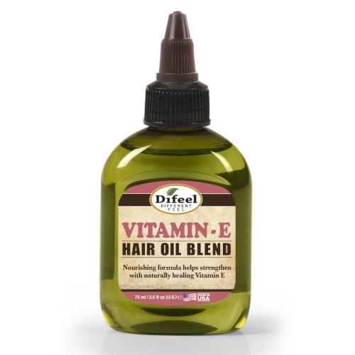 Difeel Vitamin E Hair Oil Blend - Nourishing 2.5 oz