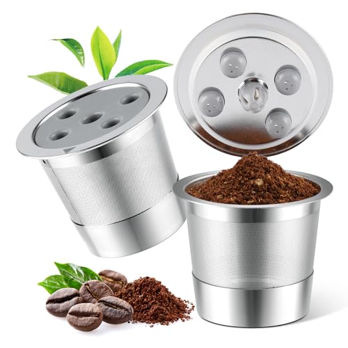 Stainless Steel Reusable K Cups for Keurig Supreme & Plus - 2 Pack