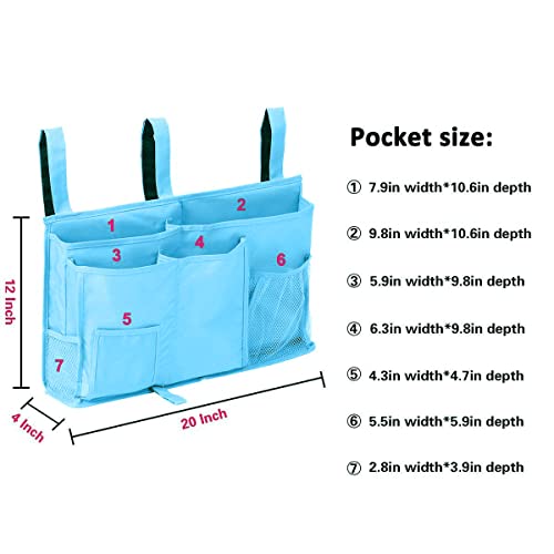 Sugaroom Bedside Storage Caddy - Versatile Organizer for Bunk Beds & Dorms