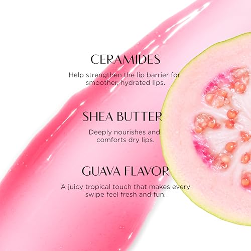 OLIVIAUMMA Guava Candy Glow Lip Balm - Hydrating Sheer Pink Tint, 10ml